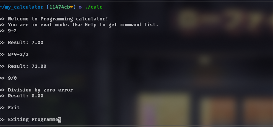 Initial program